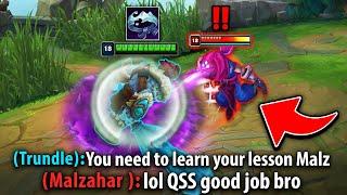 This guy locked in Malzahar... so we had to teach him a valuable lesson