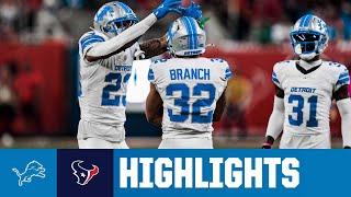 Jake Bates' WALKOFF winner completes epic comeback win | Lions at Texans Week 10 NFL Highlights