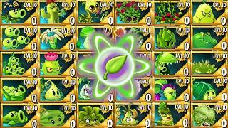 BIG Tournament 36 GREEN Plants Vs All Zombies - Who Will Win? - Pvz 2 Plant vs Plant