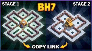 NEW BEAST BH7 TROPHY [defense] Base 2023 Builder Hall 7 Trophy Base Design with Copy Link – COC