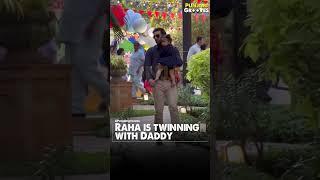 Raha is twinning with Daddy Ranbir Kapoor | Punjabi Grooves