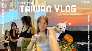 LIFE IN TAIWAN VLOG | shopping in taipei, bike rides, cafes & vegan restaurants