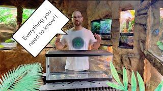 Baby Ball Python Glass Cage Set Up Tutorial!!