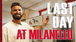  Olivier Giroud's last day at Milanello: behind-the-scenes