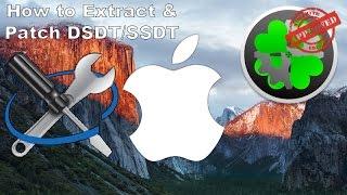 How to extract & patch DSDT/SSDT Hackintosh Clover