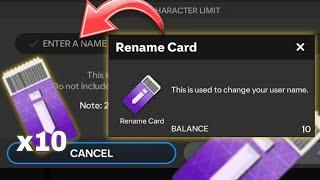 HOW TO GET RENAME CARDS IN FC MOBILE 25