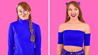 GENIALES TRUCOS DE BRICOLAJE PARA ROPA || Ideas de transformación de ropa de chicas por 123 GO!