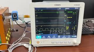 CA80 Wireless Capnograph working on COMEN patient monitor