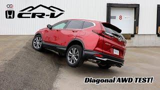 Honda CR-V AWD Diagonal Test | Echtzeit-AWD kämpft immer noch!