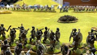 Isandlwana miniature war game Men Who would be Kings Horns of the Buffalo short version