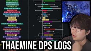 LOST ARK THAEMINE DPS DATA SO FAR: PROG VS RECLEAR | ZEALS REACTS