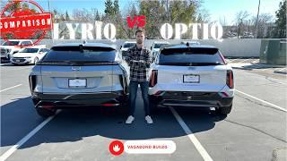 All-electric OPTIQ vs LYRIQ in the 2025 Cadillac. Which one do you like more?