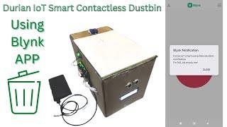 Tutorial: IoT Smart Contactless Dustbin with Blynk Notification, Arduino Smart Dustbin, RBT STEM