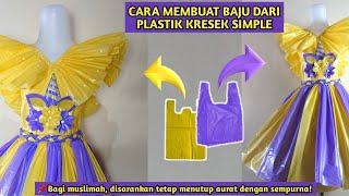 CARA MEMBUAT BAJU KOSTUM KARNAVAL / FASHION SHOW DARI PLASTIK KRESEK || KOSTUM KARAKTER UNICORN