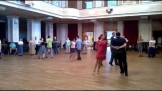 Dancing Russian Mazurka quadrille without preparation