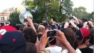 Jeremy McKinnon Crowd Running Riot Fest 2012