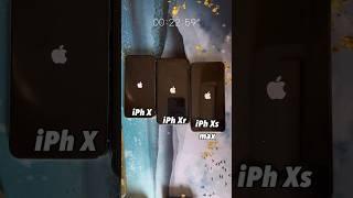 Boot test iPhone X vs iPhone xr vs iPhone xs max