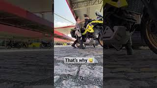 Q&A: Why do you never use the centre stand? #short #shorts #funny #brasil #motovlog #suzuki