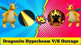 Dragonite Hyperbeam V/S Outrage 