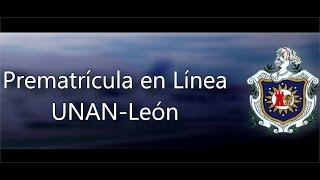 Prematrícula en línea UNAN-León