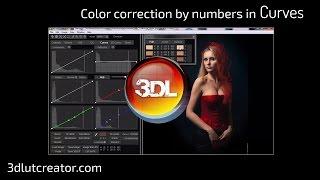 Skin tone color correction by numbers with curves in 3D LUT Creator (English)