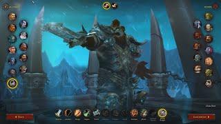 World of Warcraft: SHADOWLANDS | All MALE RACES/CLASS Character Selection Screen Animation!