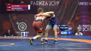 1/2 GR - 80 kg: U. CELEM (TUR) v. V. NAZARYAN (ARM)