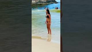 Leme Beach Rio de Janeiro Brazil  #shorts #shortsvideo #brazil #beach