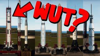 10 Epic Early Orbital Rockets for KSP RP1!