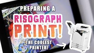 WHY am I SO EXCITED about this PRINTER?? Riso Printing Prep PART 1