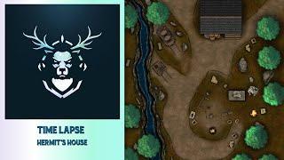 Battle Map Time Lapse: Hermit's House