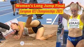 Women's Long Jump Final, European U23 Championships 2023