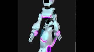 3D ROBOT character animation i made with Cinema 4D