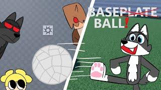 BASEBALL [football] IN WOLFY'S BASEPLATE! + Silly moments in FLIPPED BASEPLATE!