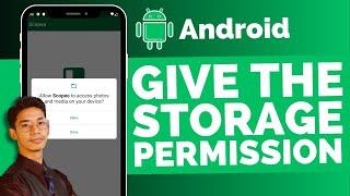 How To Give Storage Permission In Android !