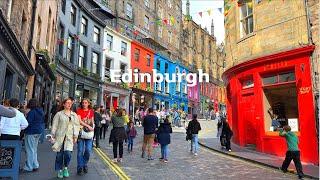 [4K] Edinburgh, Capital of Scotland : Historical Old Town, Calton Hill, Scottish Lunch 2024