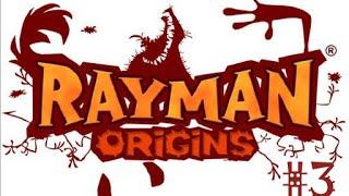 Rayman Origins #3. Шаткие пещеры.