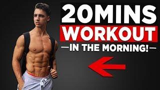 20 MIN MORNING WORKOUT (NO EQUIPMENT BODYWEIGHT WORKOUT!)