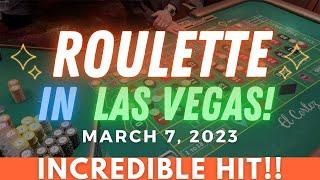 INCREDIBLE HIT!!  ROULETTE IN LAS VEGAS with Side Bets at El Cortez Casino!  → March 7, 2023