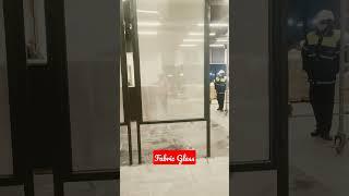 Fabric Glass Installation | Modern Interior Design Ideas | Afroz Civil #shorts #reels