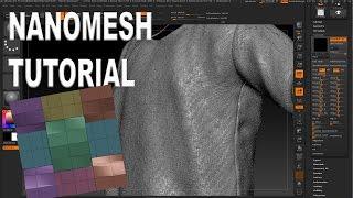 EASY ZBRUSH - WORKING WITH NANOMESH IN ZBRUSH 4r7