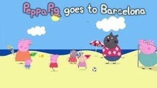 Peppa Pig Goes to Barcelona, Spain || Peppa Pig World Adventures