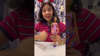 Unboxing BARBIE COLOR REVEAL DOLL WITH 7 SURPRISES | Christmas Present | Avani’s Life #shorts