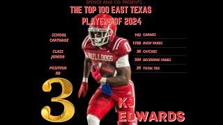 Top 100 East Texas Players of 2024: 3. KJ Edwards