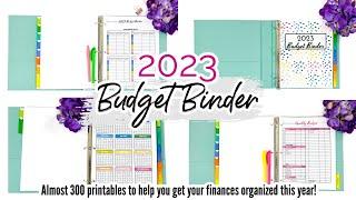 2023 BUDGET BINDER | DAVE RAMSEY INSPIRED | FAMILY BUDGET PLANNER