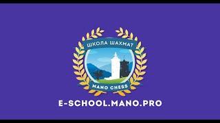 Школа шахмат "Mano Chess". Демонстрационная партия.