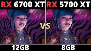 RX 6700 XT VS RX 5700 XT BENCHMARK IN 10 GAMES ON RYZEN 5 5600X