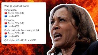 Kamala reaches *BOILING POINT* after disaster polls