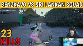 [BENZKAVO] Benzkavo Vs Sri Lanka Squad | 23 Kills | Benzkavo Live