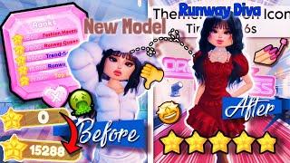 Playing Until I *RANK* Up TO RUNWAY DIVA In DRESS TO IMPRESS!  (15,000 STARS NEEDED⭐)